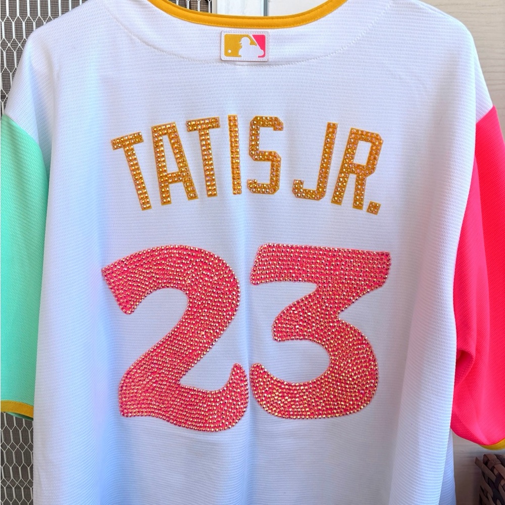 Padres Tatis Jr custom jersey